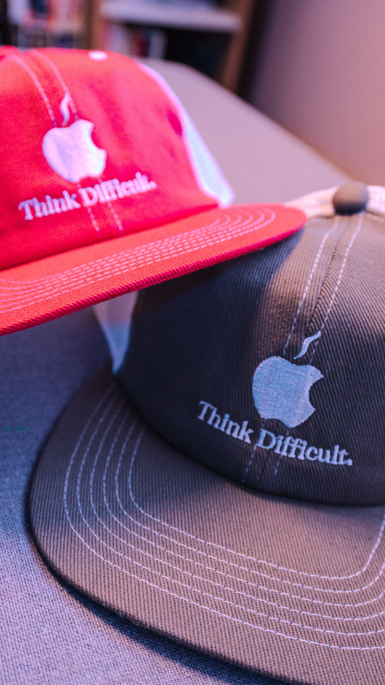 Think Difficult Mesh Cap [BROWNxIVORY]