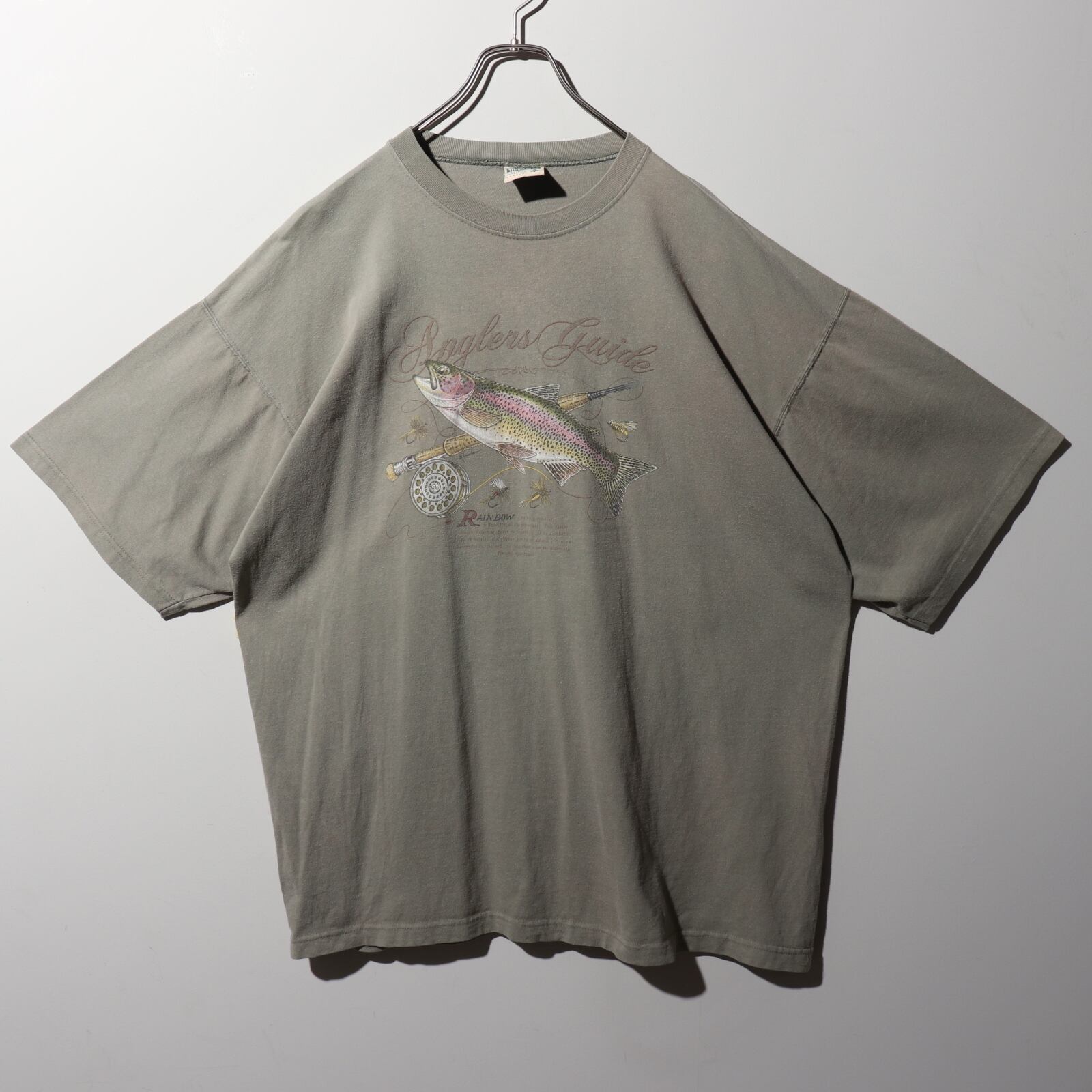 USA製TROUT トラウトニジマスtシャツ フィッシング釣りXL 