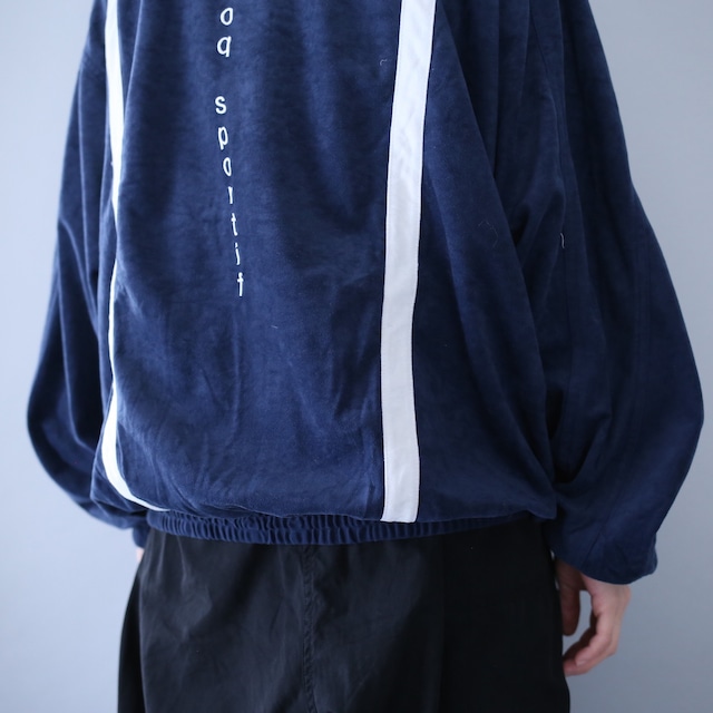 "le coq sportif" good switching color back logo embroidery track jacket