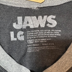 JAWS ムービー 七分袖 ラグラン Tシャツ