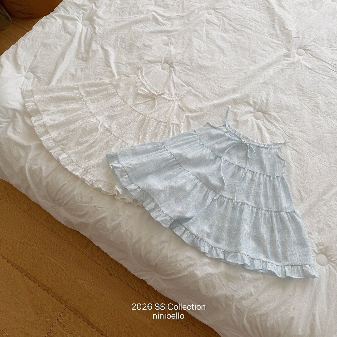 【6/18〆予約】<ninibello> Pure tiered dress