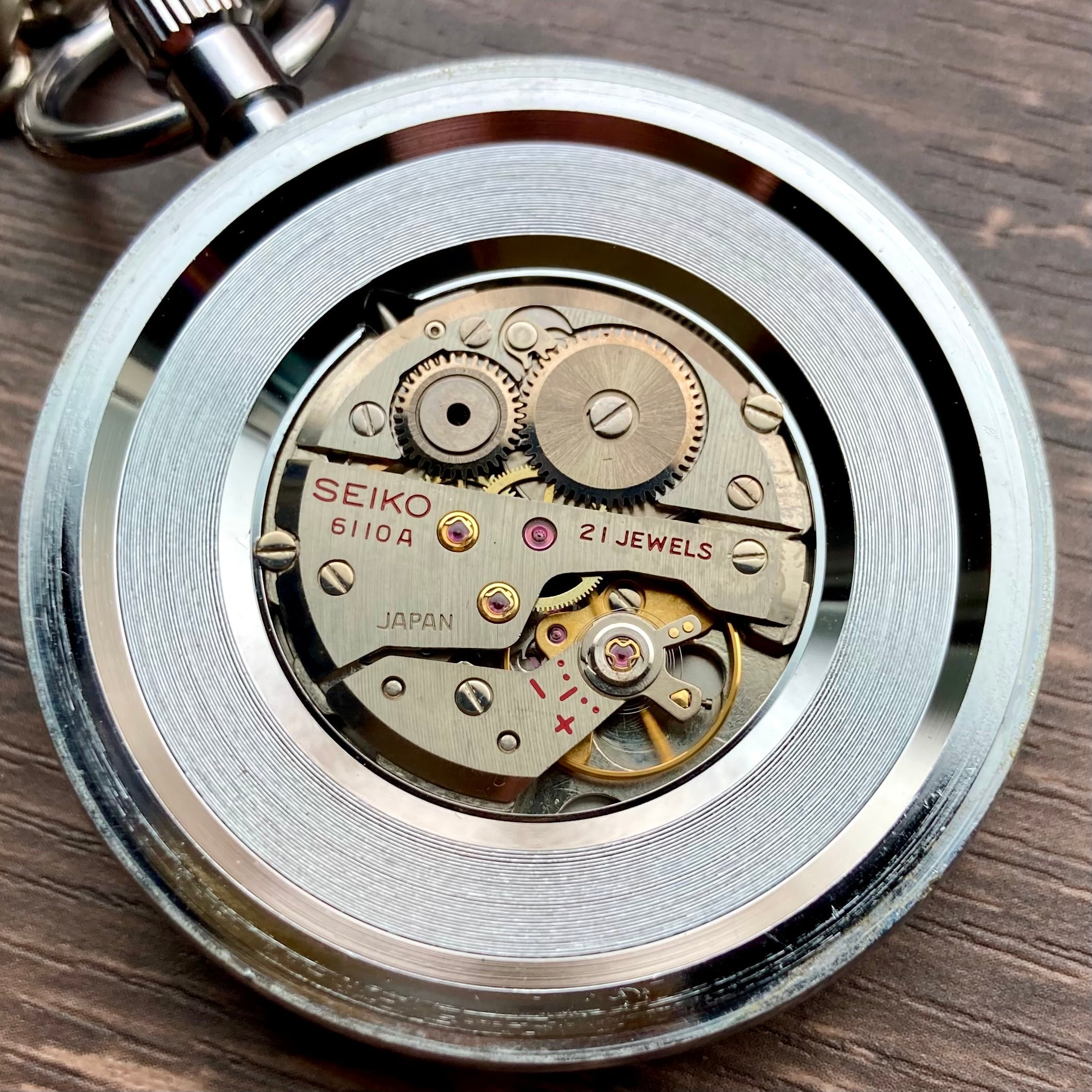 動作品】セイコー SEIKO 懐中時計 1976年 昭和51年 千鉄 手巻き