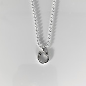CROWN HORSESHOE with BLACK DIAMOND PENDANT / クラウンホースシューブラックダイヤモンドペンダント