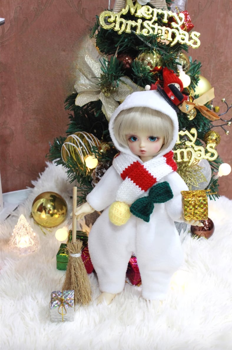 幼SD,YOSD,1/6ドール服 クリスマス 限定 きぐるみ 衣装