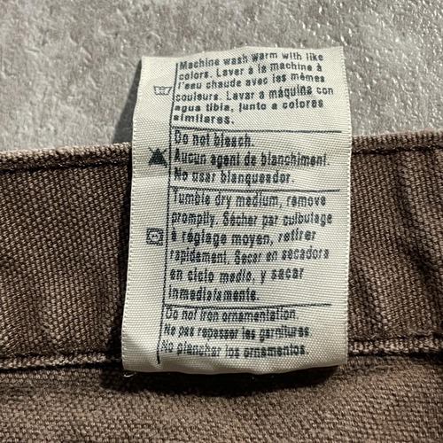 ダークブラウン ダブルニー Carhartt B136 DKB 36×32 詳細写真12