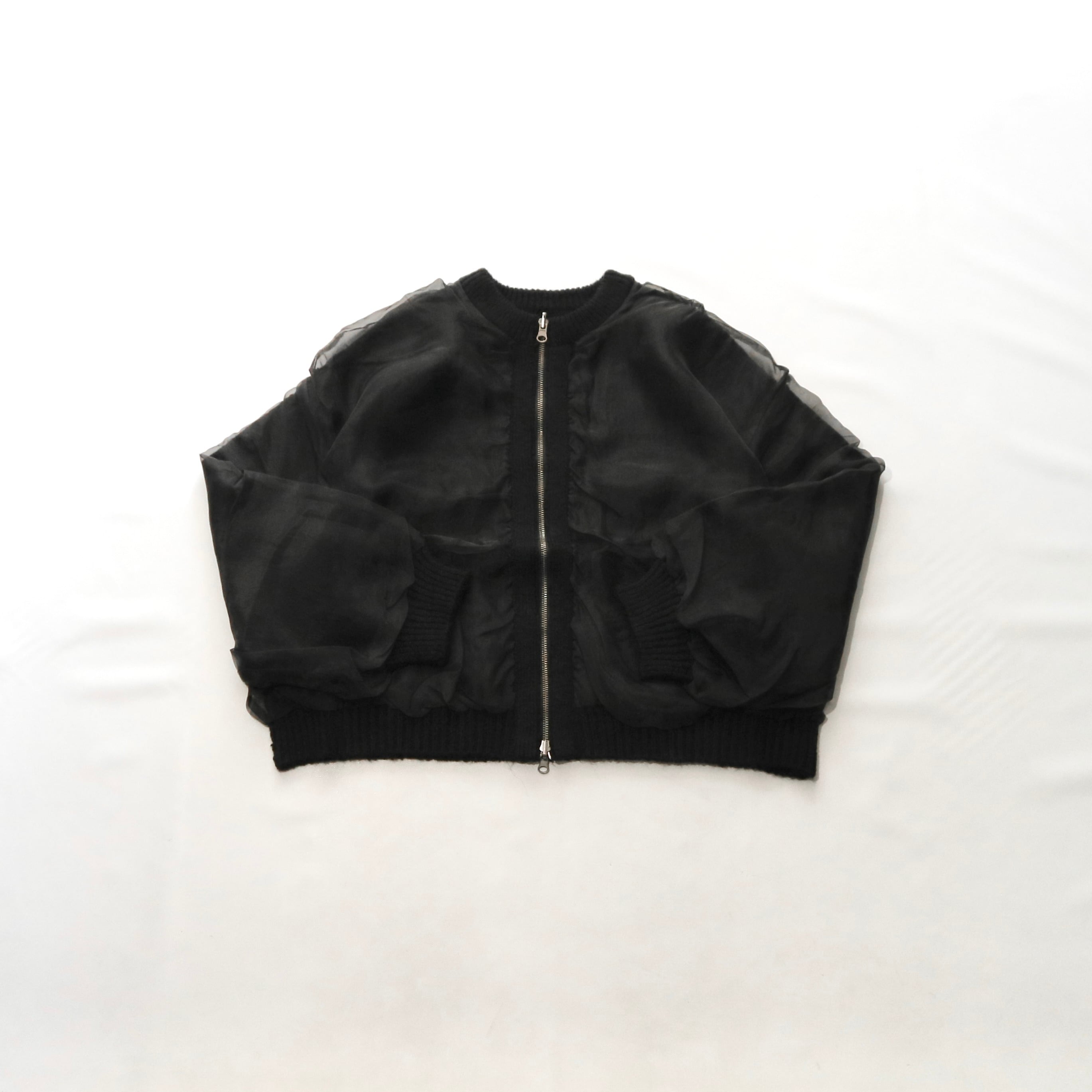 CHIGNON シニヨン】REVERSIBLE ORGANDY DOCKING CARDIGAN リバーシブル