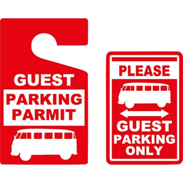 Parking Permit Tag & Sticker - VW BUS [VWPPT201]
