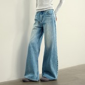 ローライズ ワイド デニムパンツ 　　 00063