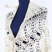 フラメンコ 衣装 シージョ マントン 編み込み フレコ フリンジ トライアングル 三角形 お洒落 ピキージョ ダンス パーティ 発表会 ホワイト系 アイボリー系 おしゃれ コスチューム ダンス衣装 フリンジ付き ステージ衣装