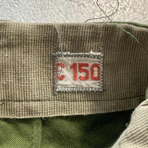60-80s スウェーデン軍 実物 M-59 フィールドパンツ C150 w32 詳細写真2