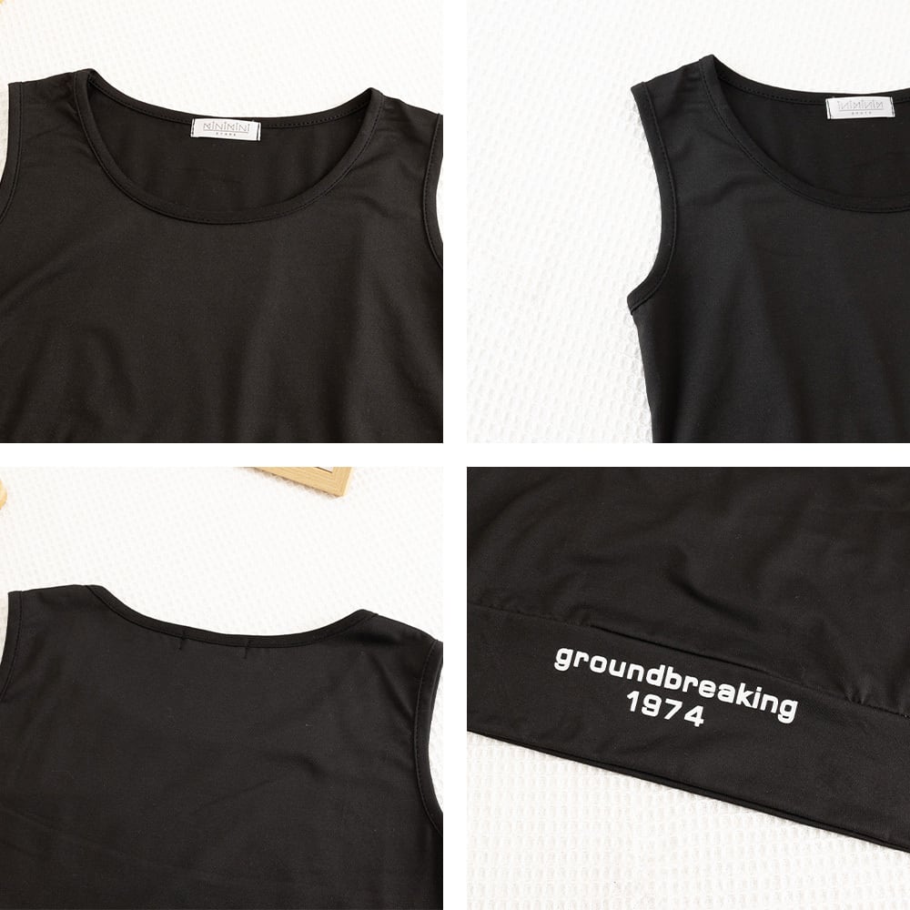 Tシャツ タンクトップ レディース トップス 2点セット 春夏 大人 かわいい きれいめ ストリート ダンス カジュアル 大人可愛い 大人女子