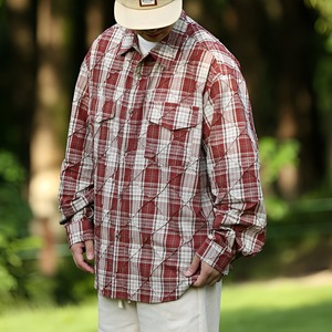 Quilted Plaid Overshirt [1669]