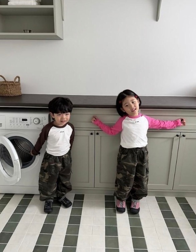 〚予約〛Camo bun jogger <kids>