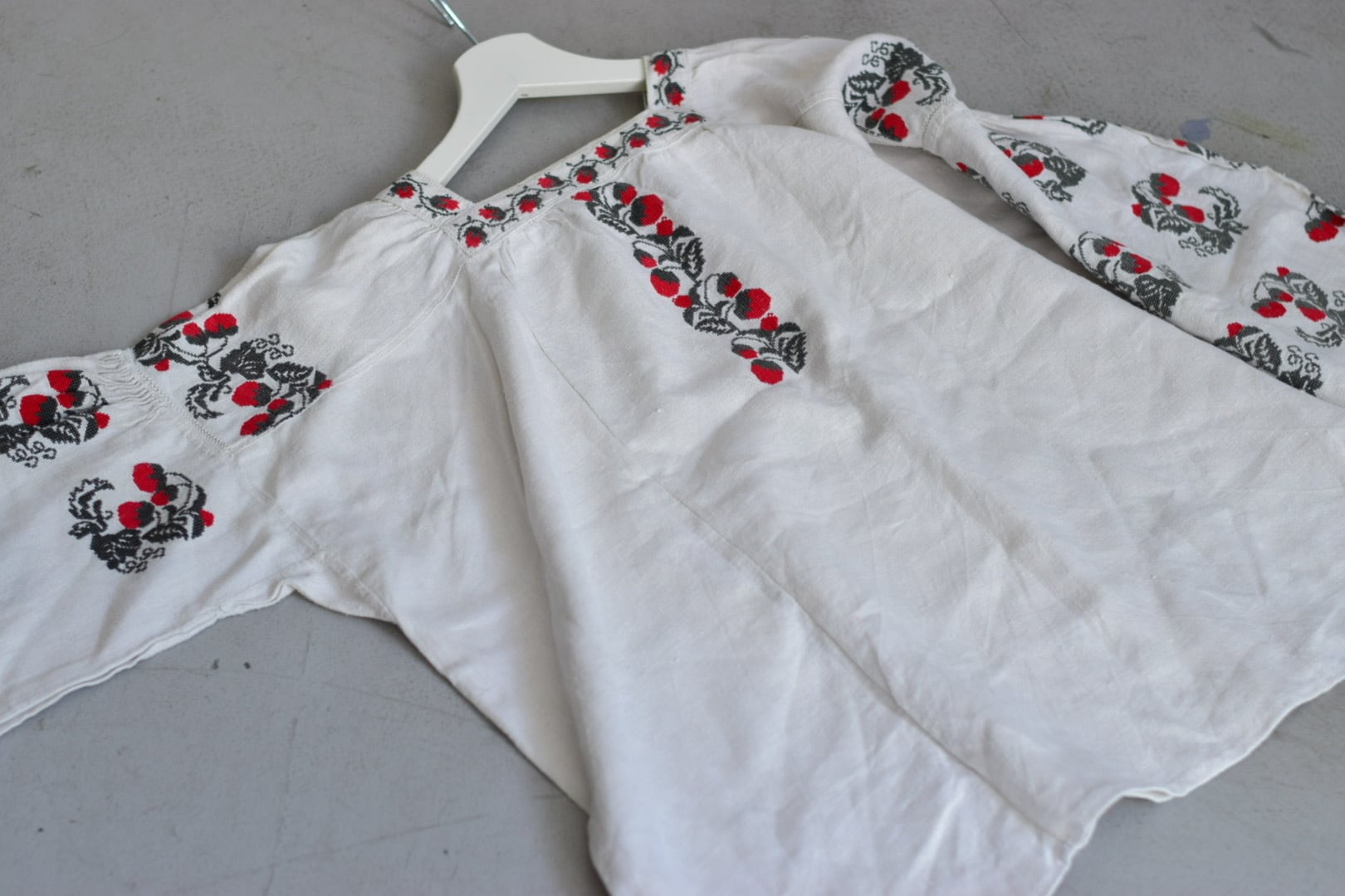 ウクライナ刺繍　ブラウス　vintage blouse
