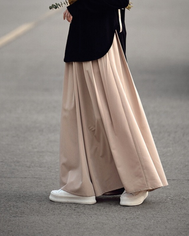 Maxi A-line wide Pants  22239