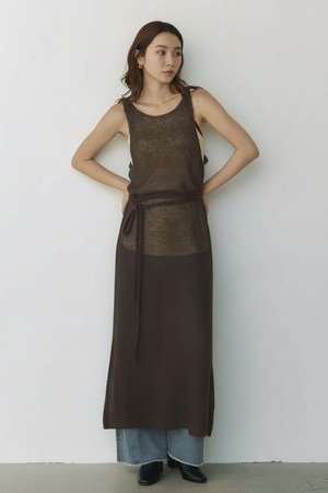 ノースリニットワンピース