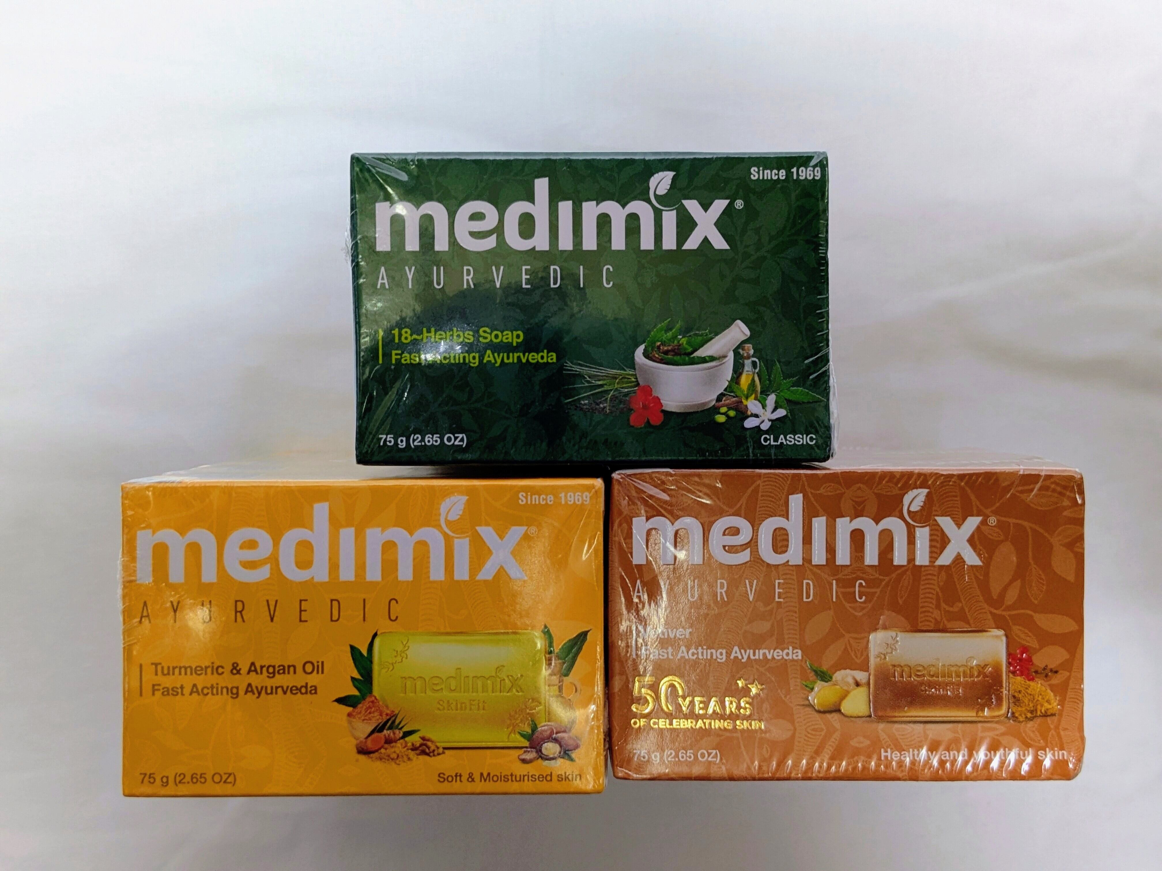 海外直輸入】Medimix メディミックス石鹸 75g×5個セット（アーユル
