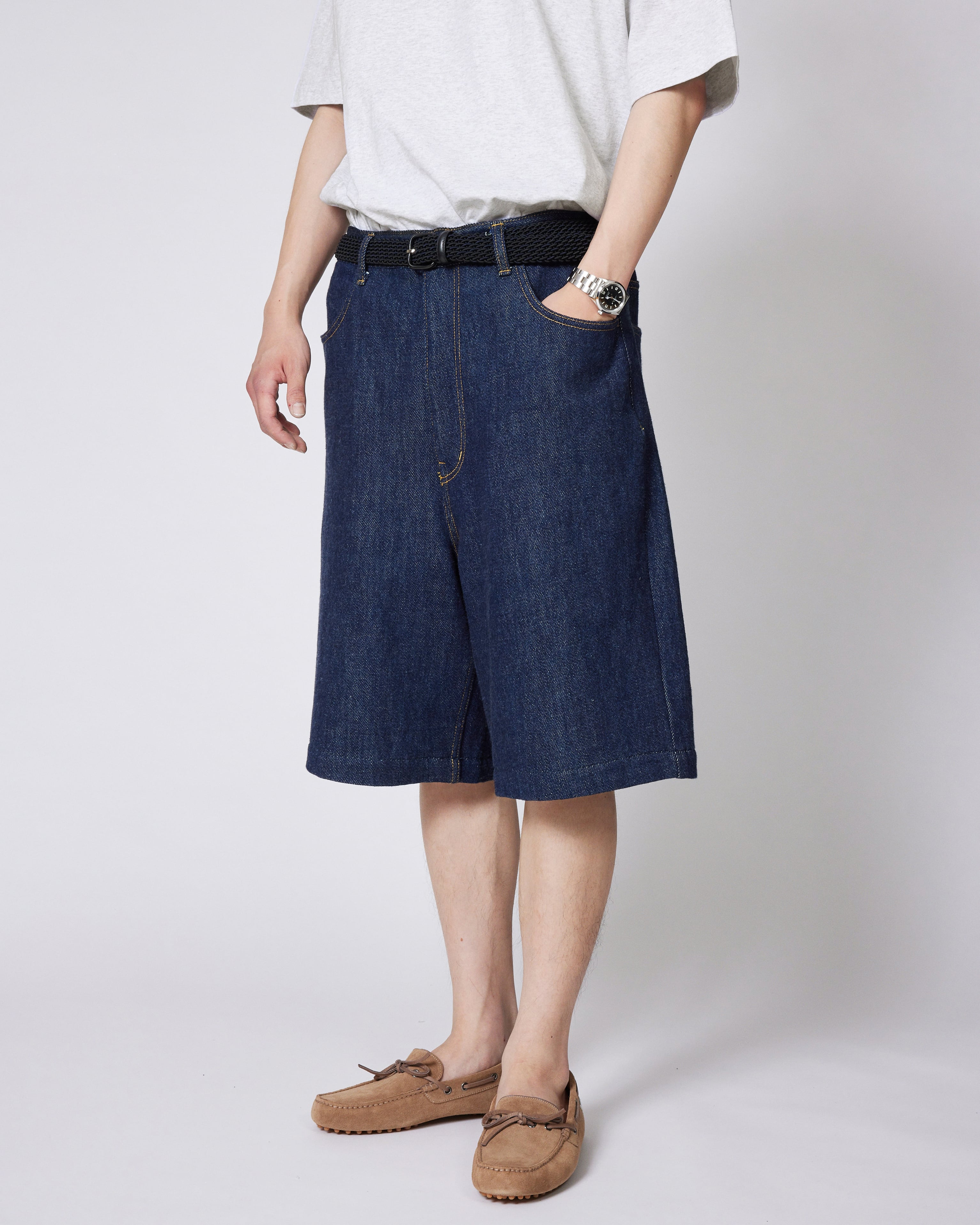 everyone soft denim shorts (INDIGO) | everyone