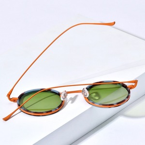 Titanium Acetate Colorful Sunglasses -round- / チタン アセテート カラフル サングラス -ラウンド-