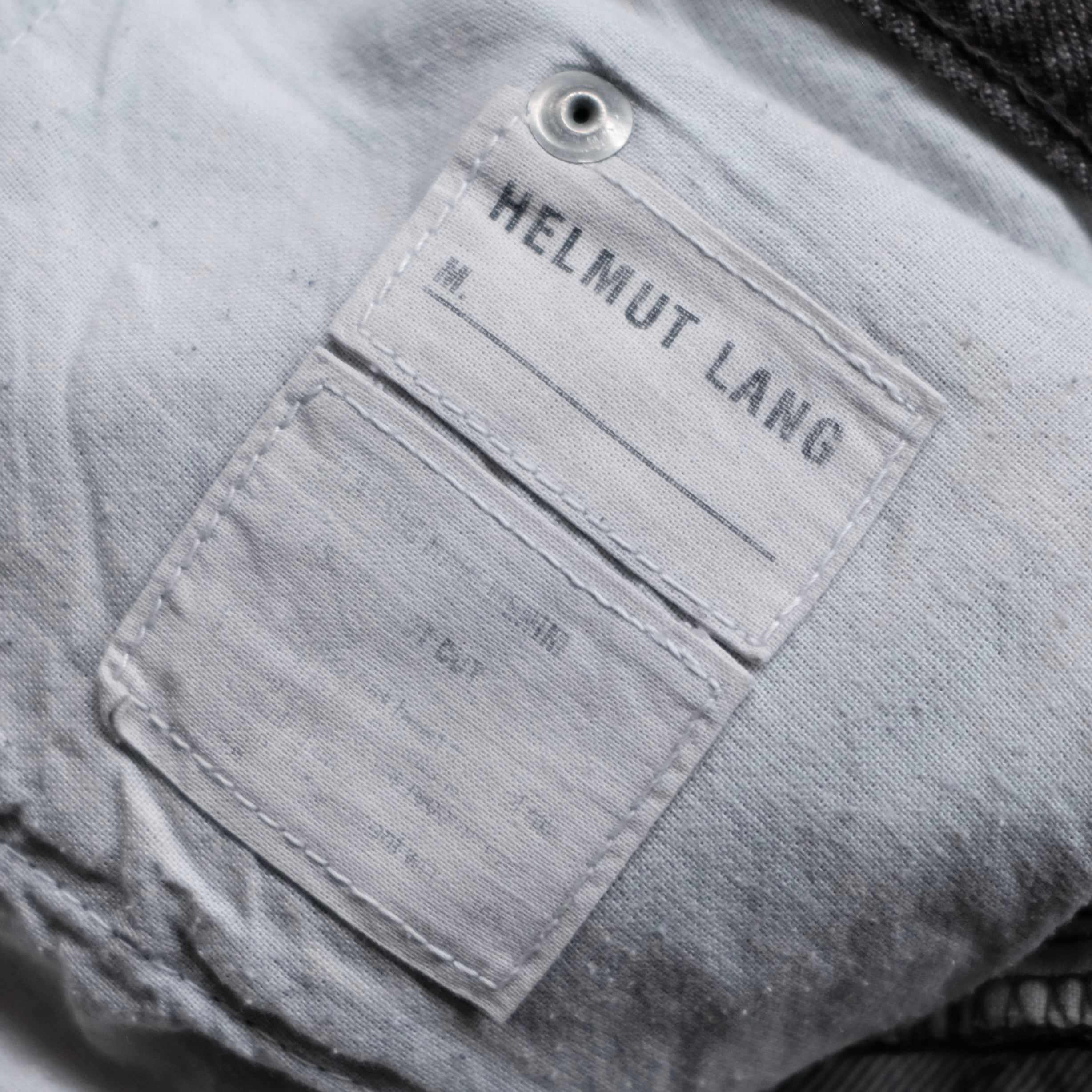 HELMUT LANG 本人期 BLACK DENIM PANTS | safarionline