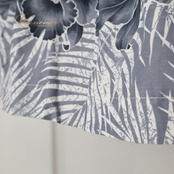 フラダンス 衣装 パウスカート グレー系 ダンス衣装 ハワイアンプリント 灰色 白 アロハ フラ ダンス レッスン 練習 ハワイアンダンス レディース ホワイト系 シングル 軽やか 大人っぽい おしゃれ 上品 スカート 花柄 ボタニカル柄 葉っぱ柄 植物プリント モノトーン系 しわ加工風 ふんわり スカート丈 ミモレ丈 かわいい 大人 エレガント モダン リゾート ハワイアンデザイン レッスン用 練習用 舞台用 発表会 コスチューム クリアランス感なし フィット感 伸縮 くびれ ウエストゴム まとめ髪