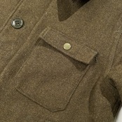 Denime ドゥニーム メルトンウール  ジャケット サイズ M /メンズ/カーキ オリーブ系/日本製