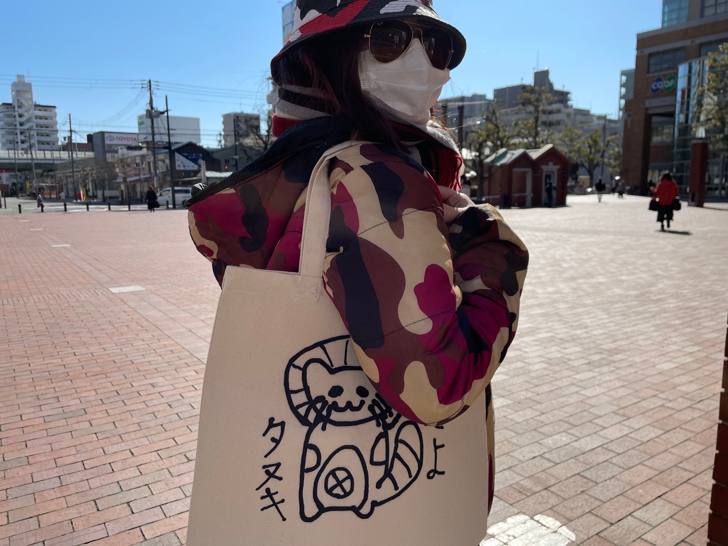 ええよタヌキトートバッグ タヌキプロショップ