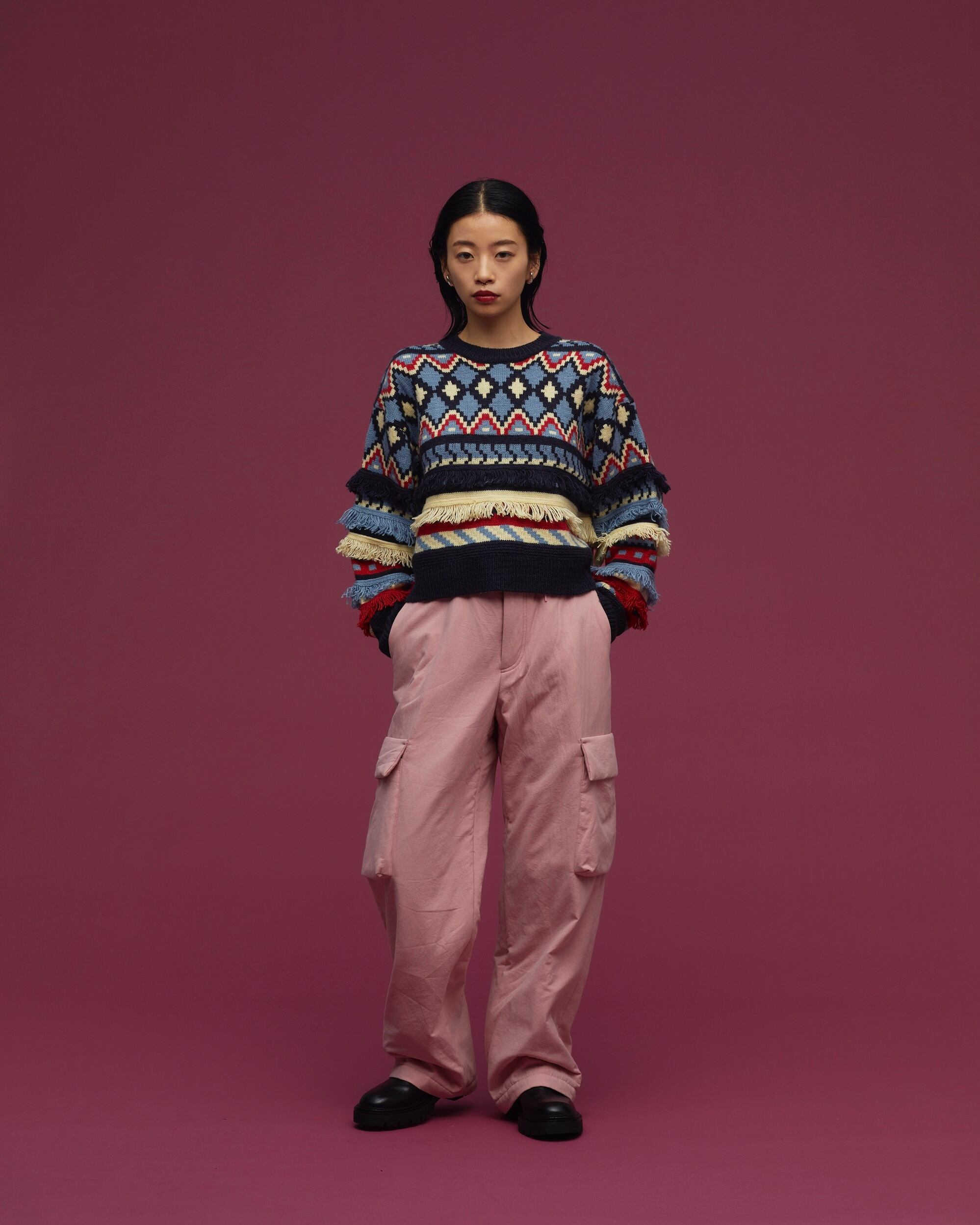Heat Cargo Pants(PINK) | selenahelios