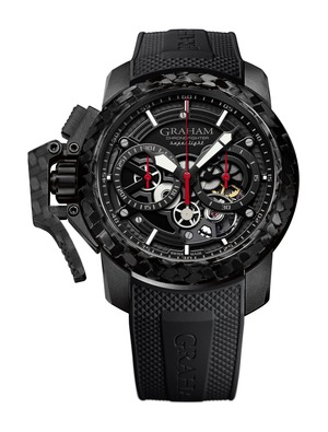 【GRAHAM グラハム】Chronofighter Superlight Carbon Skeleton クロノファイタースーパーライトカーボン スケルトン／国内正規品 腕時計