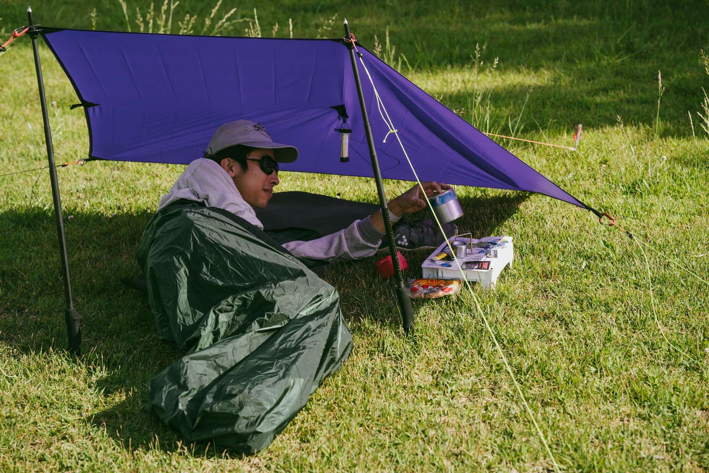 PB Tarp 5×5 Micro | JINDAIJI MOUNTAIN WORKS 