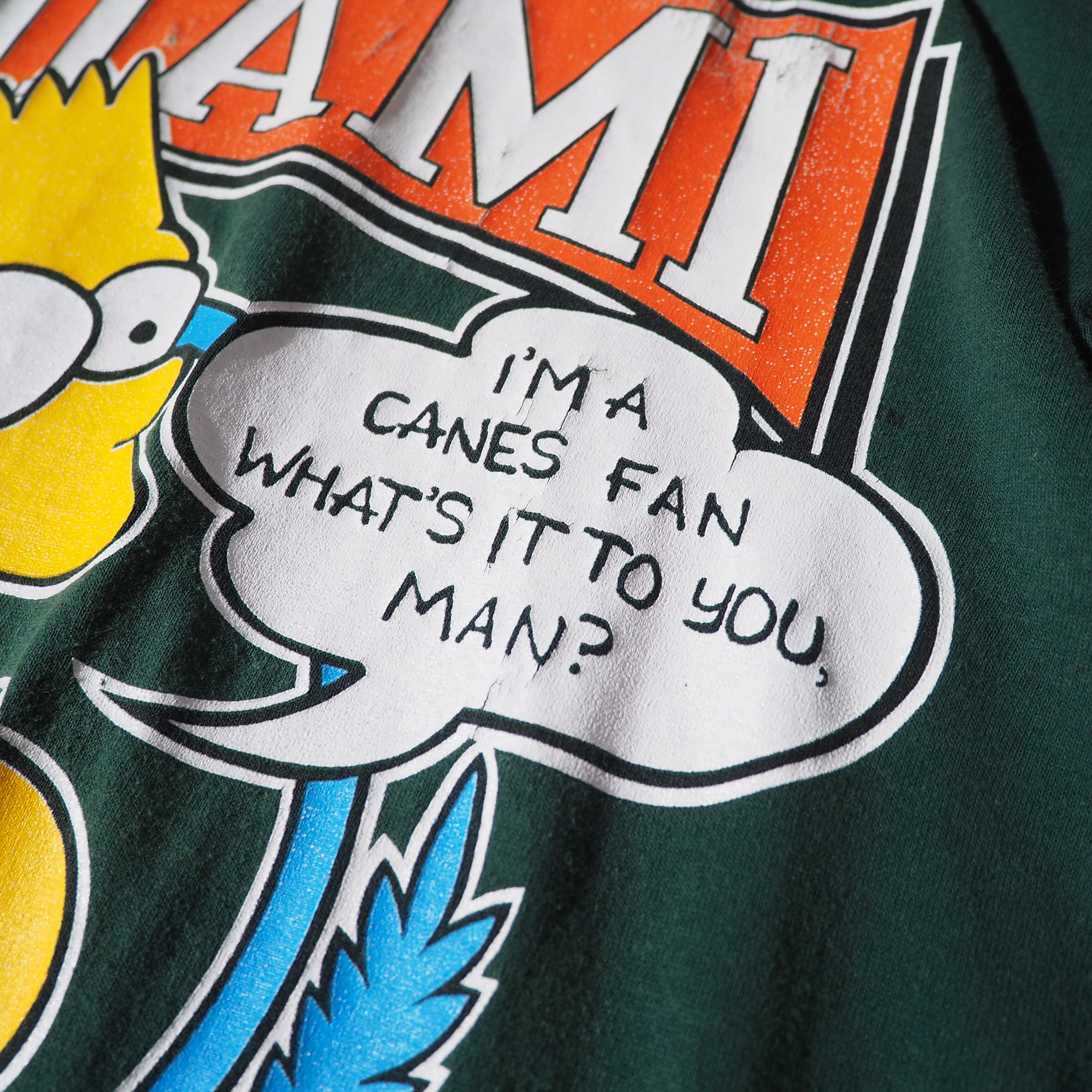 1990s ” The Simpsons Miami ” printed vintage Tee
