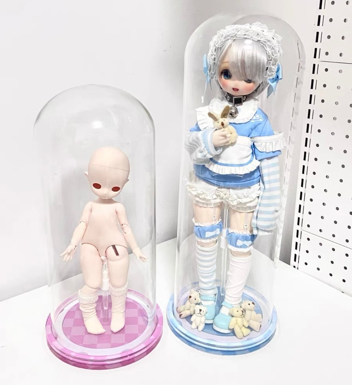 ハンドメイド ビスクドール➁ ドールスタンド付き 生ず ハンドメイド ビスクドール➁ ドールスタンド付き 生ず