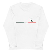 Tricolore line ユニセックス長袖Tシャツ A0184