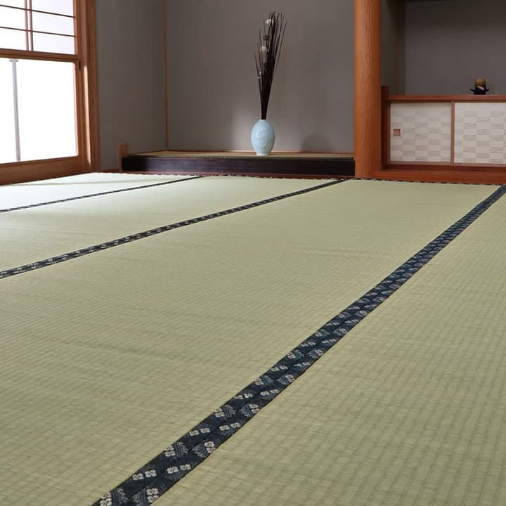 い草ラグ 梅花 江戸間6畳 261X352 261×352cm ラグマット カーペット ラグ 絨毯