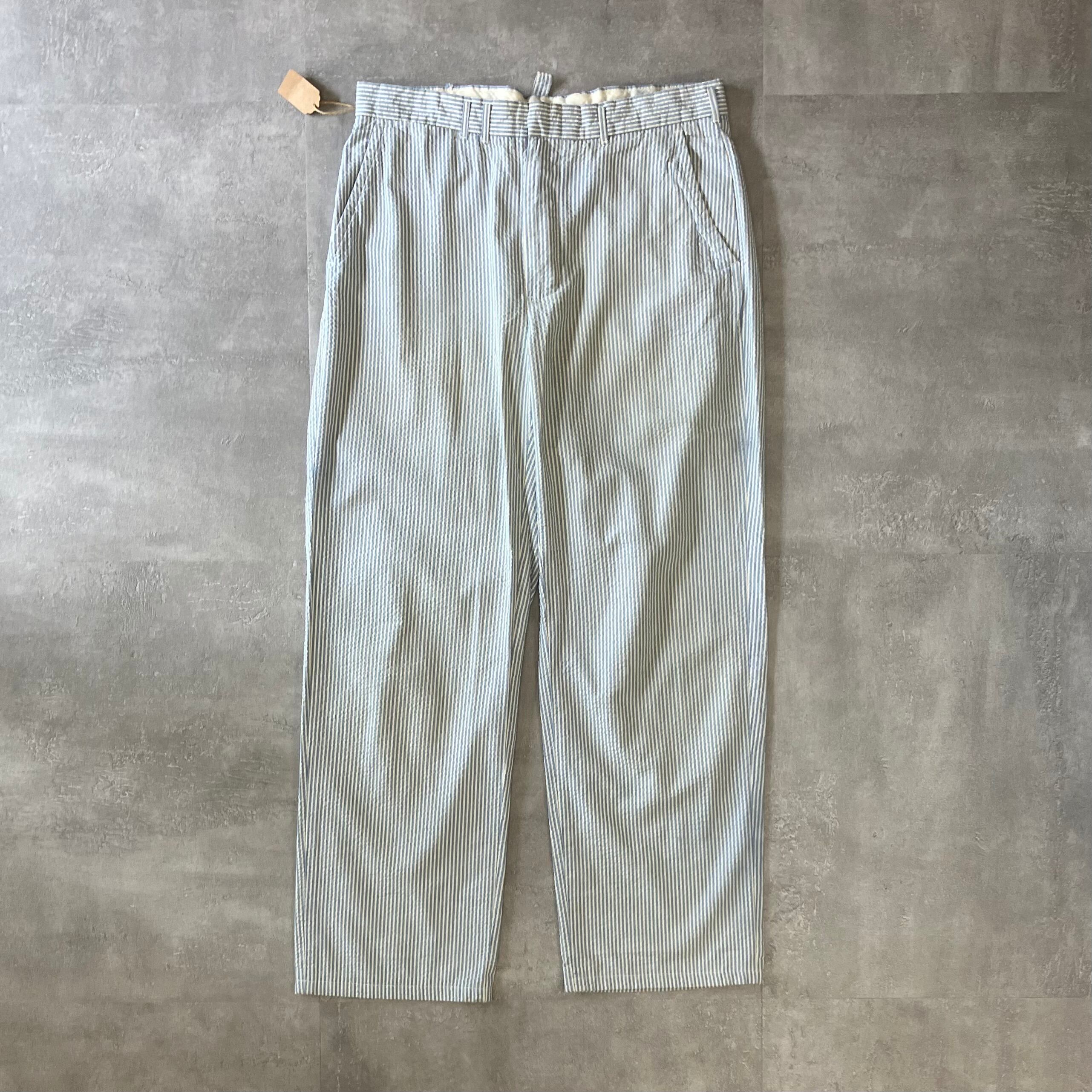 《実寸w31l28》POLO Ralph Lauren ポロラルフローレン 90s~ スラックス シアサッカー ストライプ シンチバック No.2935