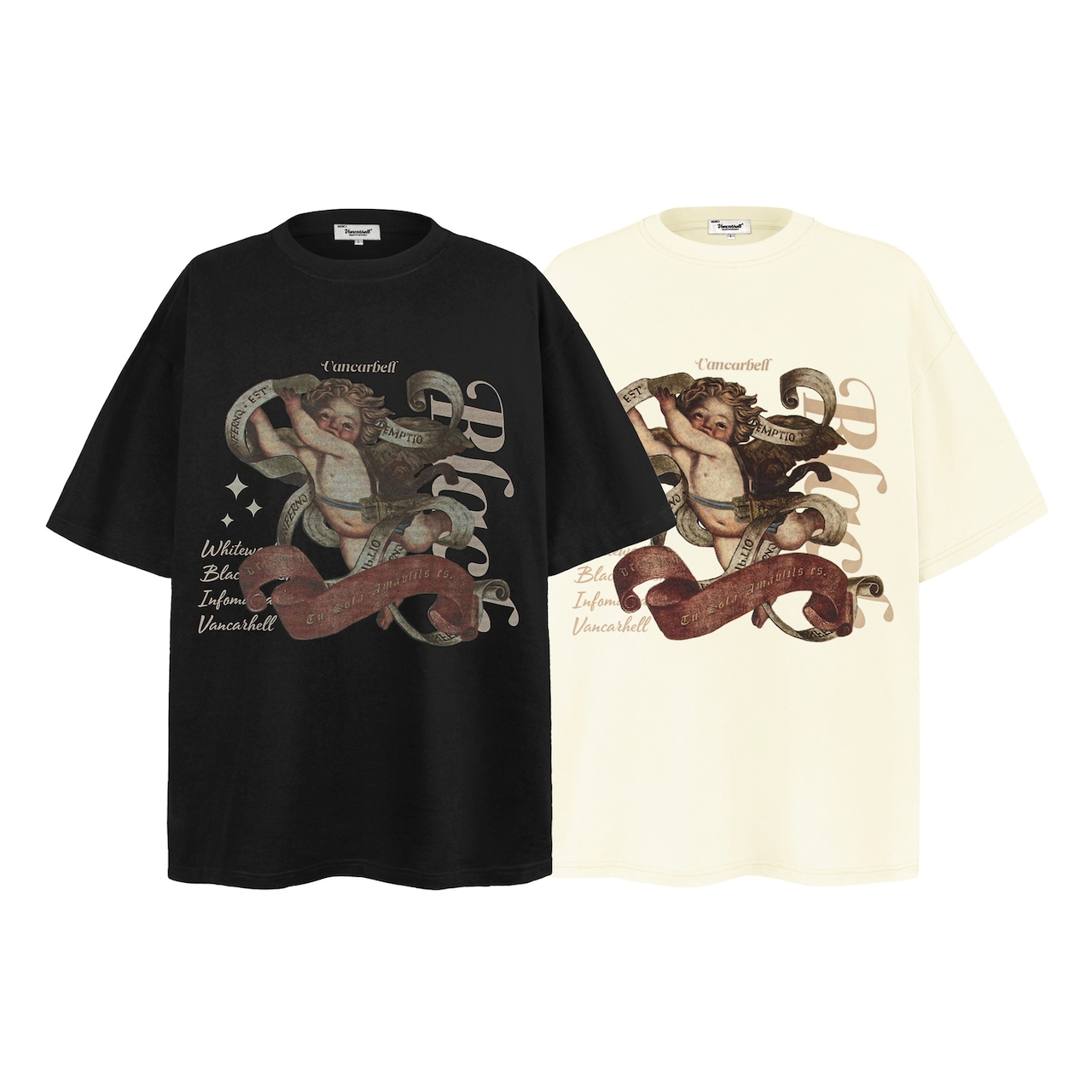 VINTAGE ストリート 天使 Tシャツ T1542