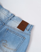 【#Re:room】HIGH WASTE WIDE DAMAGE DENIM PANTS［REP320］
