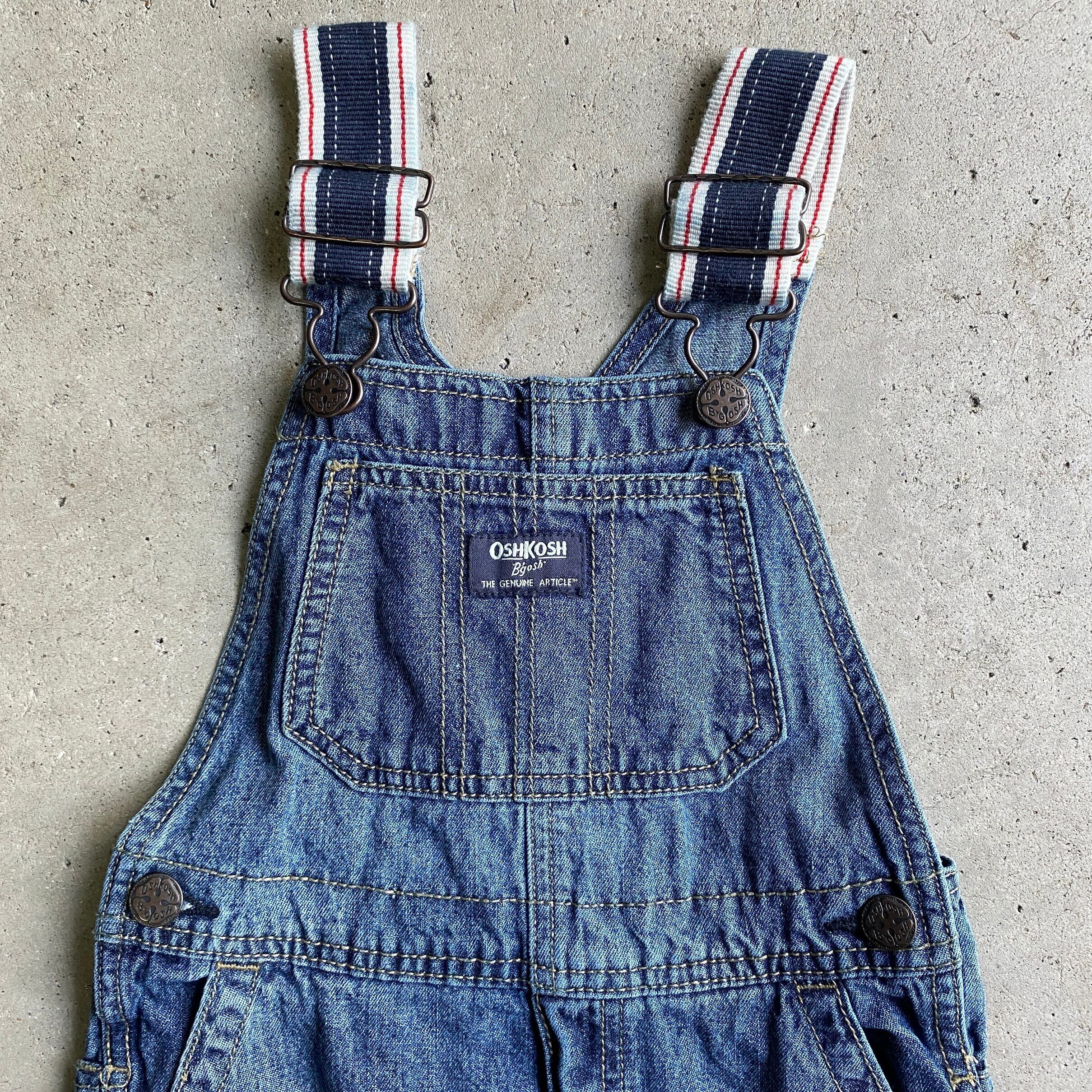 kids】 OSHKOSH オシュコシュ デニム オーバーオール キッズ4歳 100cm