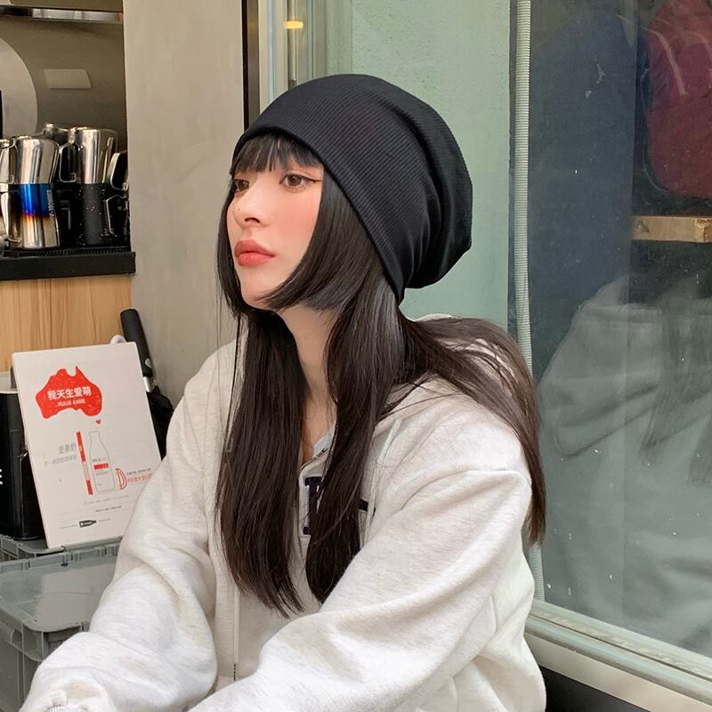 ウィンターブラックオータムニット 帽子 秋物 冬物 ブラック・アイド・ピーズ35405499456