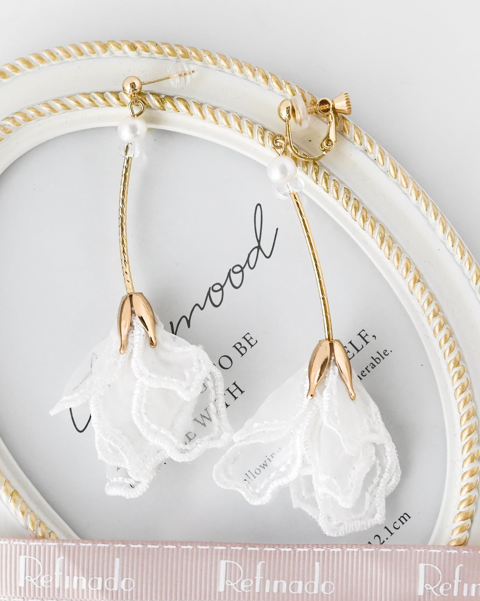 ブライダルイヤリング/ピアス【AE2508-07】