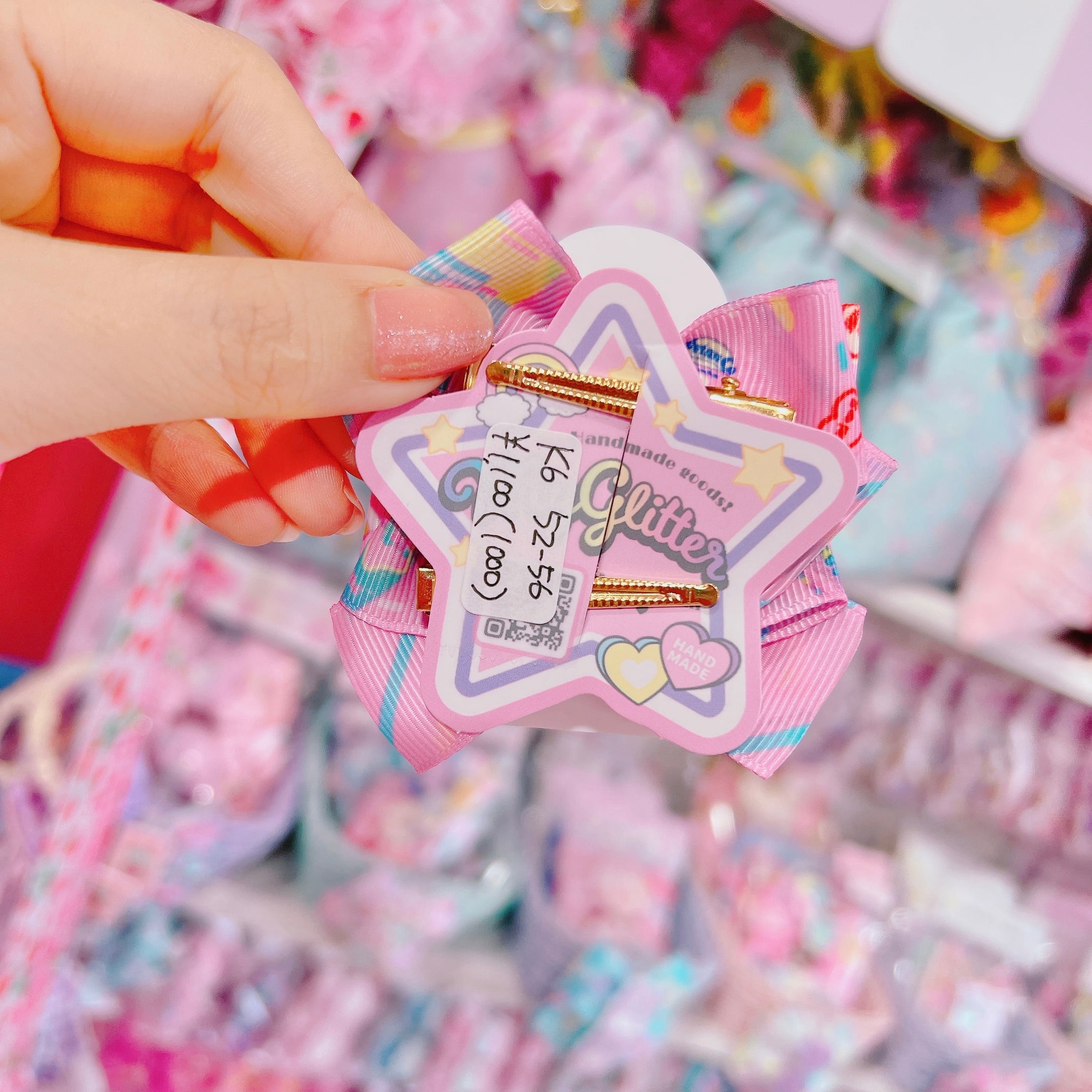 【K6】52-56ツインヘアクリップ