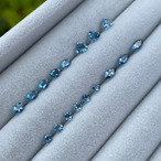 Pt900 タトゥー産 アクアマリンリング 2.8mm #10.5