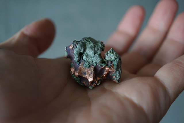 ミシガン州自然銅 Native Copper 1738