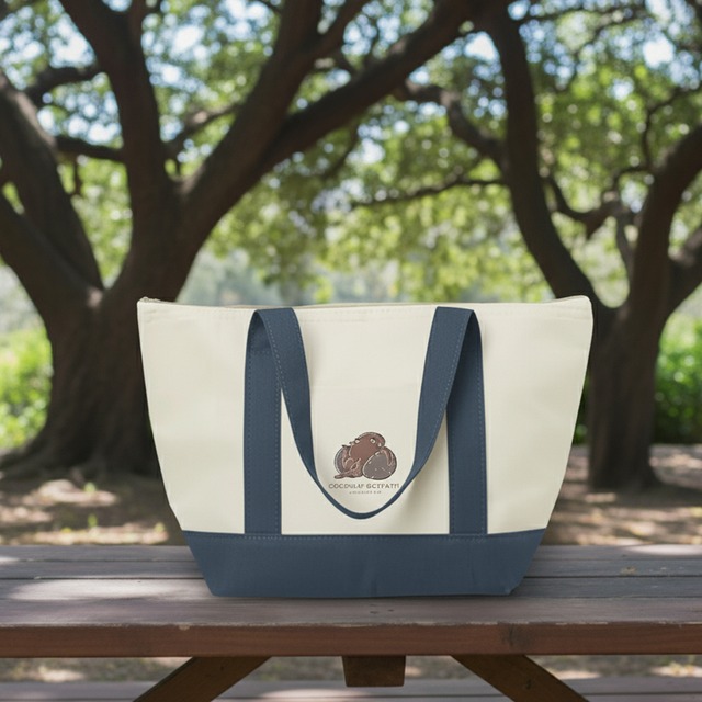 CoconutOctpath-ポリバイカラー保冷トート(S/ネイビーブルー)