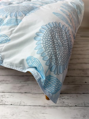 羽毛合掛ふとん　アウリー【シングル】【ピンク】【ブルー】