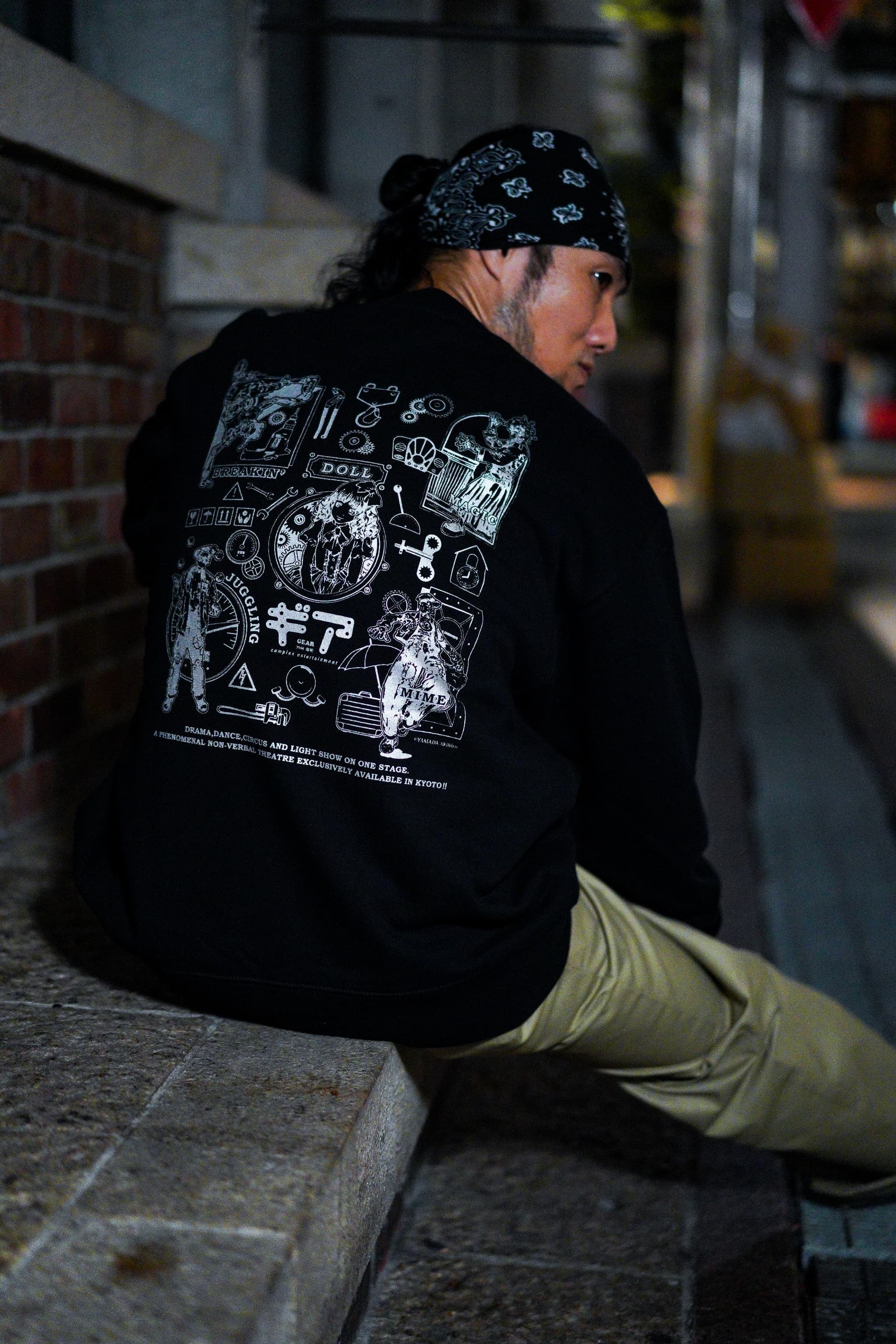 スウェット【黒】 | 『ギア-GEAR-』オンラインストア：ハグルマ商店