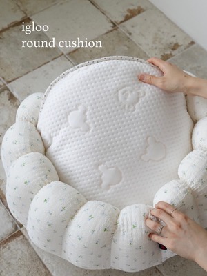 予約【azalea】igloo round Cushion