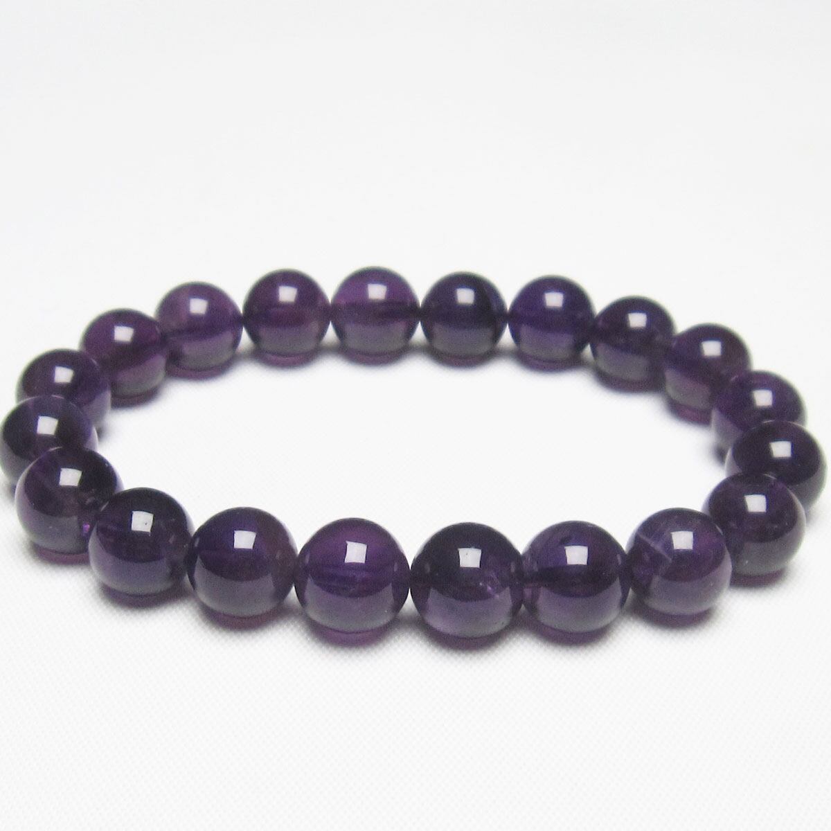 アメジスト ブレスレット 10mm 一点物 メール便可 [M便 1/10] 111-21719