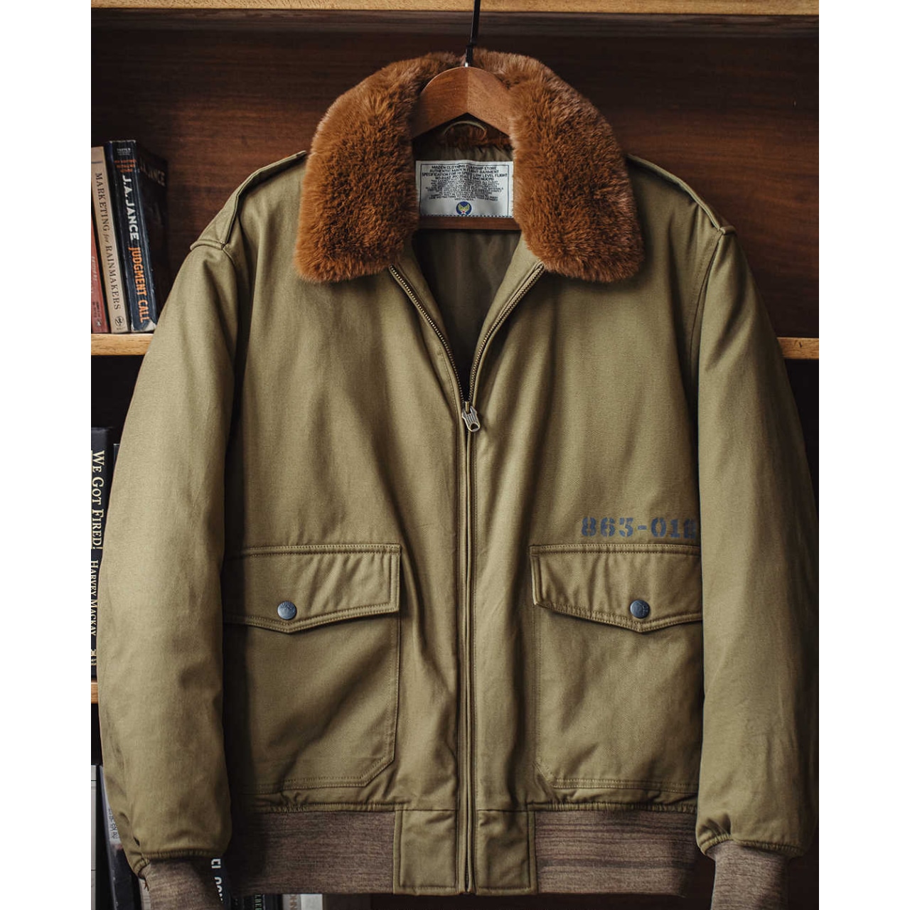 B-10 コットンボンバージャケット A0126