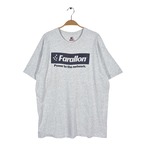 90s ファラロン コンピューティング USA製 ヴィンテージ Tシャツ IT企業 グレー シングルステッチ フルーツオブザルーム サイズXL BZ0669